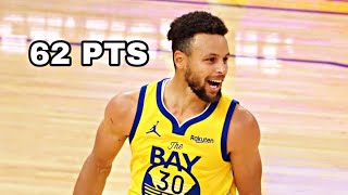 STEPH CURRY 62 POINTS VS BLAZERS! FULL HIGHLIGHTS