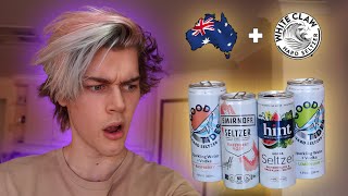 Trying The NEW Australian WHITECLAWS?! (Good Tides Hard Seltzer Review)