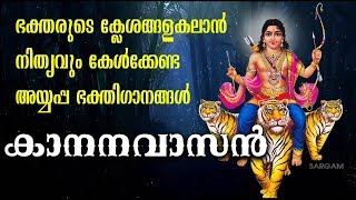 ഭക്തരുടെ ക്ലേശങ്ങളകലാൻ നിത്യവും കേൾക്കേണ്ട അയ്യപ്പ ഭക്തിഗാനങ്ങൾ | കാനനവാസൻ | Kananavasan