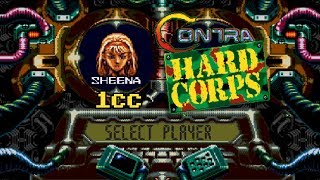 Contra : Hard Corps - 1cc NoDeath/NoMiss Sheena