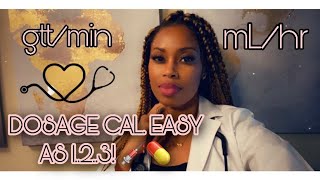 DOSAGE CALCULATIONS MADE EASY!!| A MUST SEE FOR ALL NURSES 😍