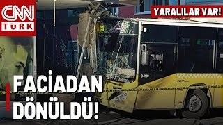 SON DAKİKA!🚨 Pendik'te, İETT Otobüsü Berber Dükkanına Daldı: Yaralılar Var...