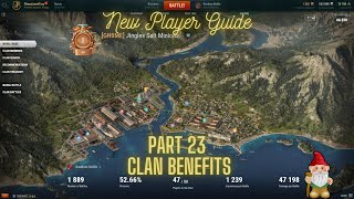 World of Warships - New Player Guide Series: Part 23 Clan Benefits