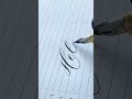 〈カリグラフィー〉hello springの書き方　 calligraphy カリグラフィー　 tutorial shorts