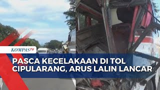 Pasca Kecelakaan Beruntun di Tol Cipularang KM 97, Arus Lalu Lintas Kembali Normal