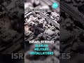 Israel releases video of strike on Iranian military installations