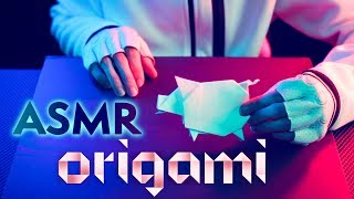 ASMR Origami PIG 🐷CRINKLY Folding PAPER 📰Special Chinese New Year - NO TALKING