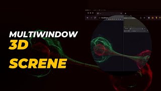 Multiple Window 3D Scene using Three.js by Indiamoon