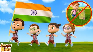 Tiranga Hai Bharat Ki Shaan I Indian Patriotic Song I Kids Hindi Rhymes | Jamure Kids
