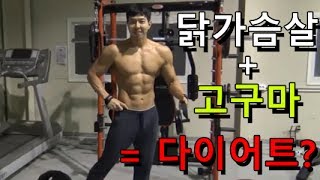 키다리형 맛있게 다이어트하자! (다이어트식단 항상 고구마+닭가슴살?)