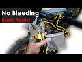 How to cut/shorten Shimano non-series hydraulic brake hose.