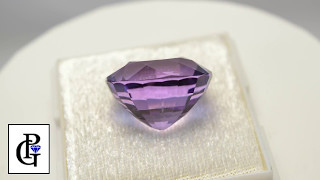 Amethyst 28.40 Carat from Cambodia [HD VIDEO]