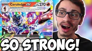 Ceruledge ex Is The STRONGEST New Deck From Surging Sparks!