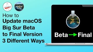 Update macOS Big Sur Beta to Final / Public Release Version! 3 Different Ways - Big Sur 11.5