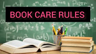 Book care rules