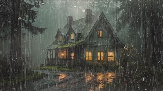 HEAVY RAIN for Sleeping | Deep Sleep with Heavy Rain on Tin Roof, Sleep ASMR Rain Sounds
