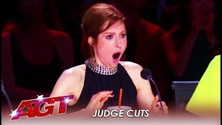 'AGT' Intro: Guest Judge Ellie Kemper Tests Her Golden Buzzer! | America's Got Talent 2019