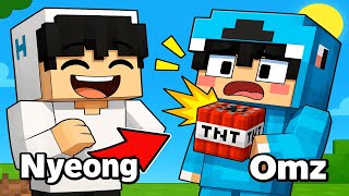 NYEONG PRANKS OMZ IN MINECRAFT!