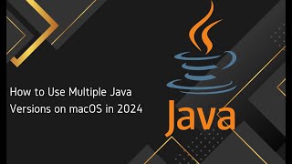 How to Use Multiple Java (JDK) Versions on macOS in 2024 || Java versions || Java in Mac Os