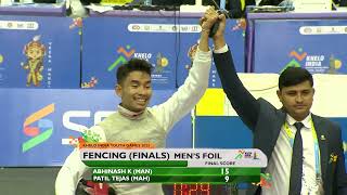 Fencing 🤺 Men's Foil \u0026 Sabre FINALS, Khelo India Youth Games 2023