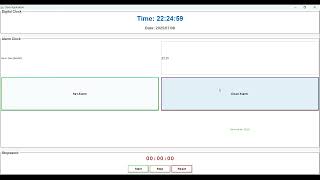 Clock Application using Java GUI