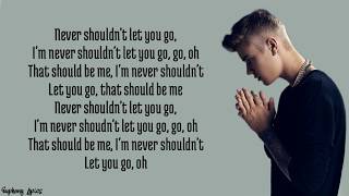 Justin Bieber That Should Be Me Lyrics