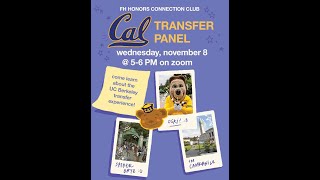 UC Berkeley Transfer Panel | Foothill College