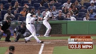 SEA@MIA: Saltalamacchia crushes solo homer to right