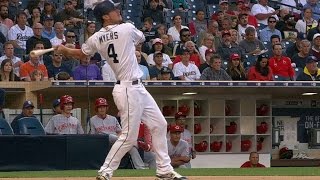 CIN@SD: Myers opens scoring with an RBI single