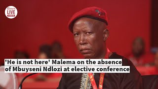 “He is not here” Malema on the absence of Mbuyseni Ndlozi at elective conference