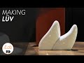 How porcelain ceramics are made - slip casting the LÜV Shakers / Production Process