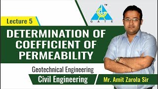 Determination of Coefficient of Permeability | Lecture 5 | Geotechnical Engineering