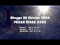 Renungan Harian Katolik Minggu 6 Oktober 2024