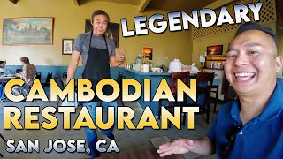 Eating at The MOST LEGENDARY CAMBODIAN RESTAURANT in SAN JOSE, CALIFORNIA at CHEZ SOVAN! 🇰🇭🇺🇸