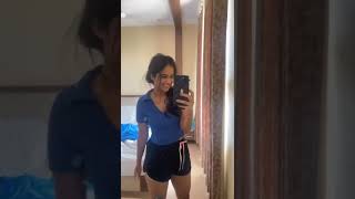 Deepthi Sunaina No Makeup Look Early Morning Mirror Selfie Latest Video