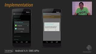 DevBytes Android 4 4 SMS APIs