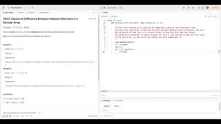 [ LeetCode ] Maximum Difference Between Adjacent Elements in a Circular Array | Python