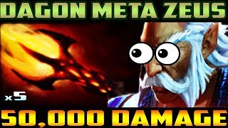 DAGON ZEUS DOTA 2 PATCH 7.06 NEW META PRO