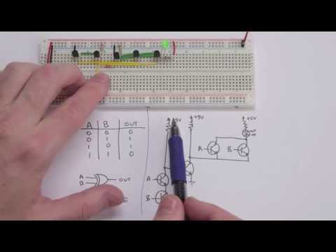 Making logic gates from transistors Making logic gates from transistors