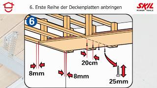 Schritt-für-Schritt-Anleitung: selbst eine Zwischendecke einzuziehen