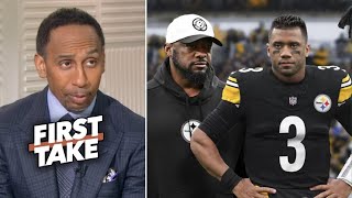 FIRST TAKE | This Steelers are ONE-AND-DONE - Stephen A. Smith lost all faith on Russell Wilson