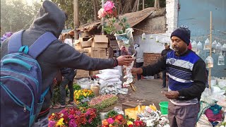 January 19, Morning Galiff Street Flower Plants Market In Kolkata | Tala Haat