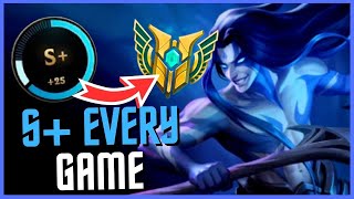 How To Literally 1V5 CARRY Every Game As Blue Kayn! (Easy S+ Strat)