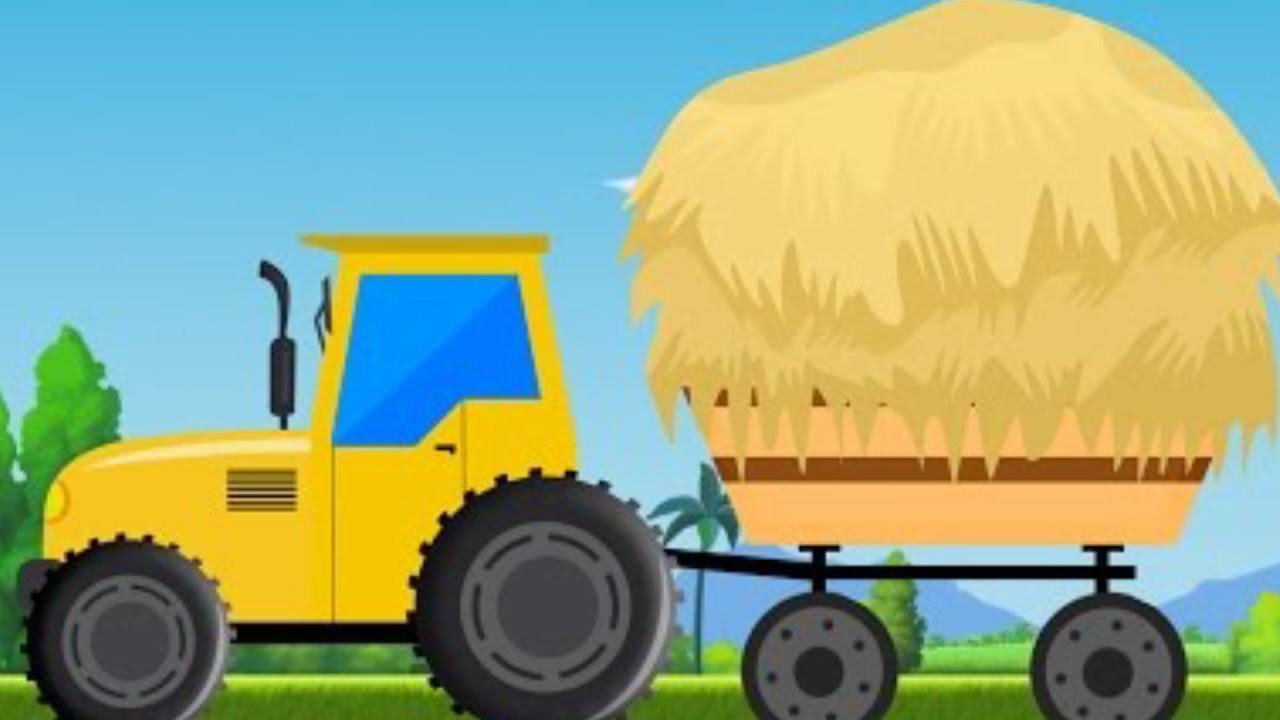 Kids Tractor Videos For Children Cartoons About Cars Youtube