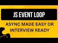 Master JavaScript Event Loop: Async, Callbacks & Promises
