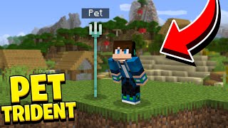 How to Get a Pet Trident in Minecraft! #Shorts
