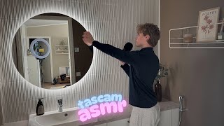 ASMR │ Triggers Around The House With Tascam🏡 (Tapping, Scratching, Playing Piano🎹)