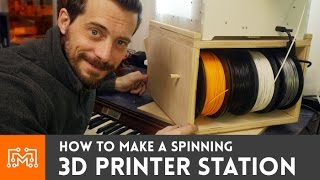 Spinning 3D Printer Workstation // How-To | I Like To Make Stuff