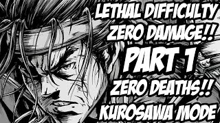 GHOST OF TSUSHIMA Lethal Difficulty Walkthrough Part 1 | KUROSAWA Mode | ZERO Deaths, ZERO Damage