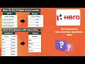 Hero Motocorp SQL Interview Questions using REPLICATE(), RIGHT() and CONCAT() Functions
